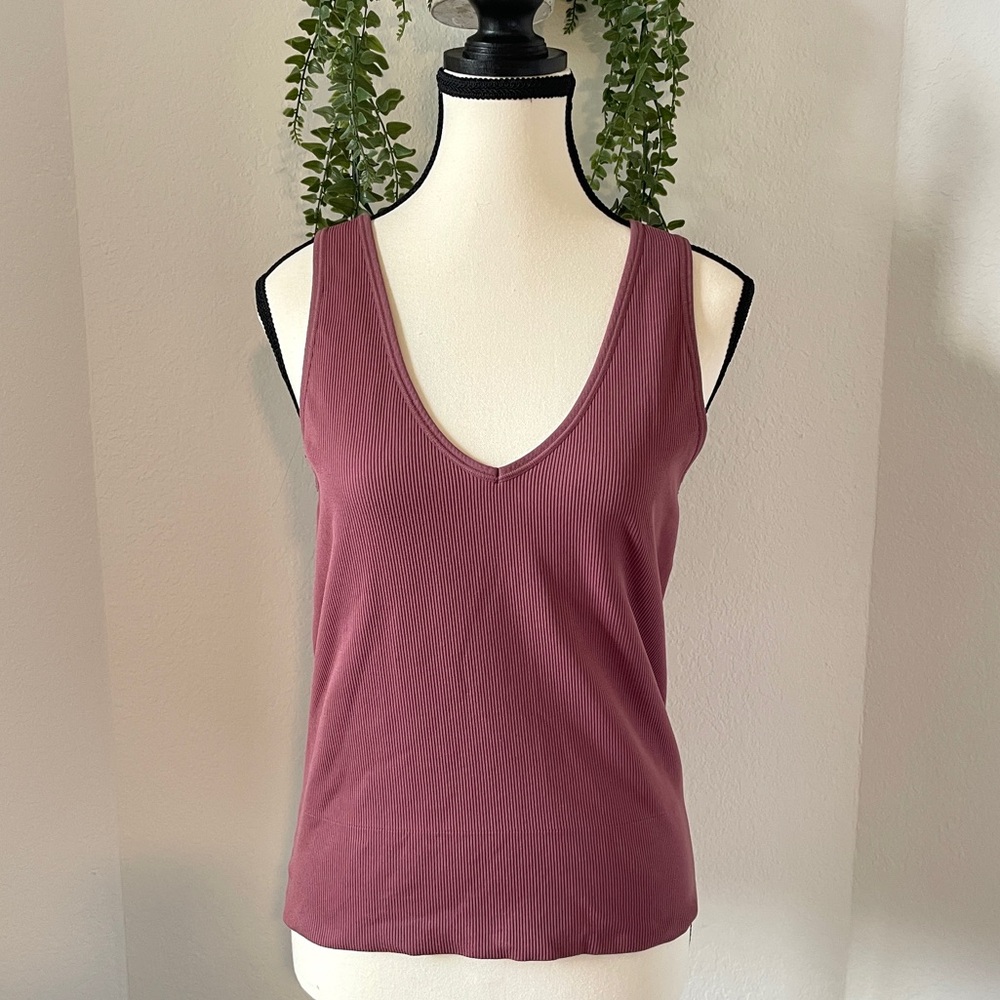 Athleta Aurora Seamless Tank Tawny Rose Large